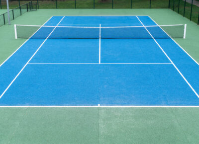 Delaware County Tennis Court Construction