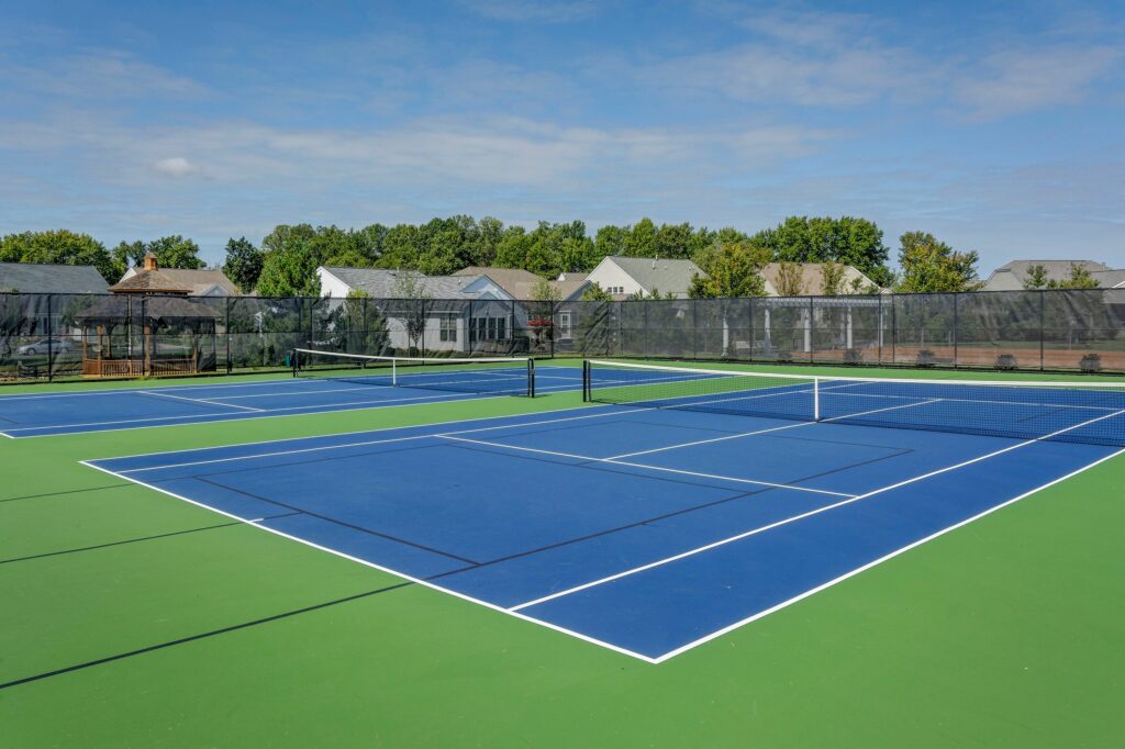 Mercer County Tennis Court Construction