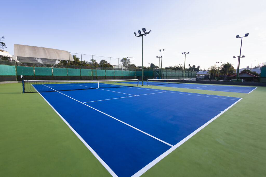Delaware County Tennis Court Construction