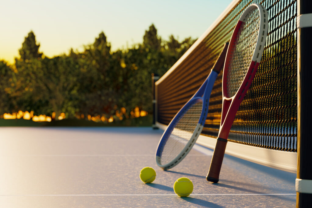 New Castle County Tennis Court Construction